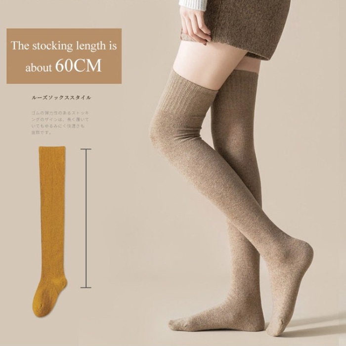 (🔥Christmas Hot Sale-SAVE 50% OFF) Thickened Warm Fleece Knitted Stockings -BUY 3 GET 2 FREE NOW