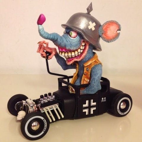 Rat Fink Collectible Model Toy Spooky Halloween Decoration