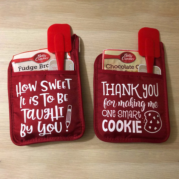 Teacher Appreciation Oven Mitt and Baking Kit | Back to school Gift ...