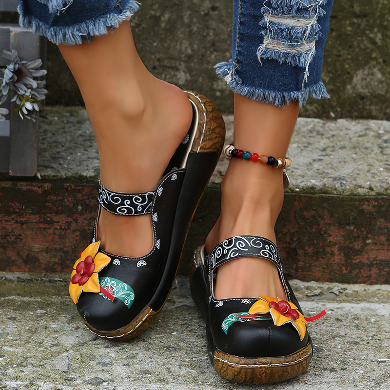 ❤️Mother's Day Sale 56% OFF❤️2024 🌹 Women's Orthopedic Roman Platform Sandals (Handmade Leather Platform Sandals)