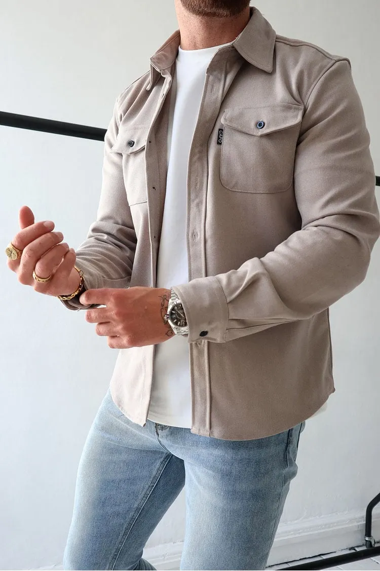 BUTTON DOWN SHIRT JACKET (BUY 2 FREE SHIPPING)