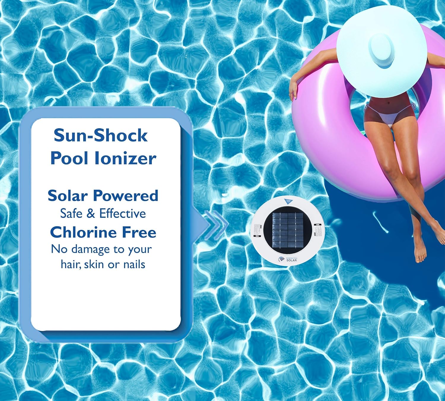 Remington Solar Chlorine Free Sun Shock & Water Purifier Ionizer