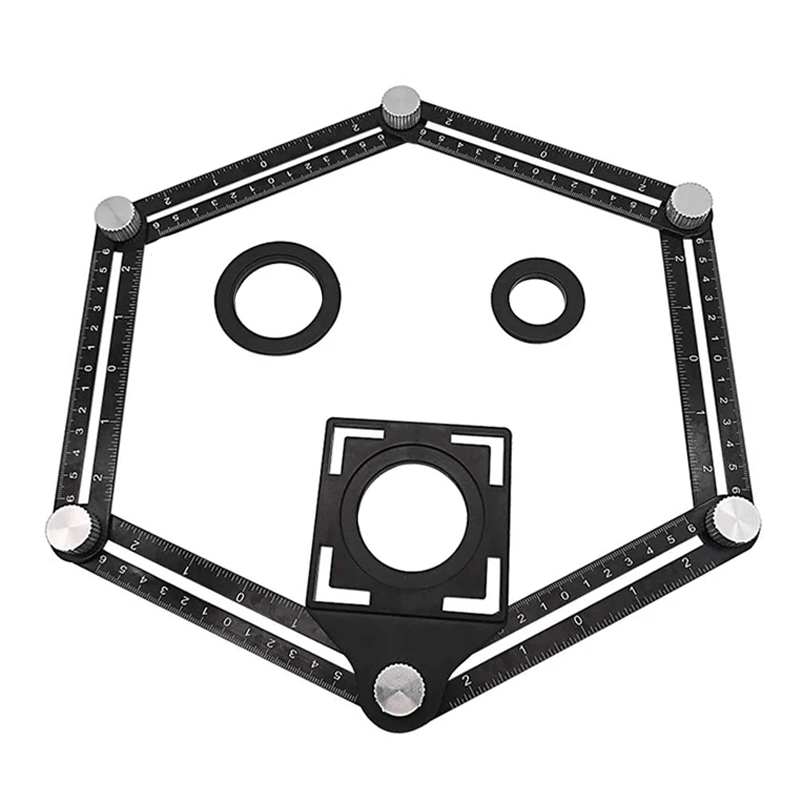 (Father's Day Hot Sale-55% OFF) Smart Six-sided Aluminum Alloy Angle Measuring Tool With Drilling Locator