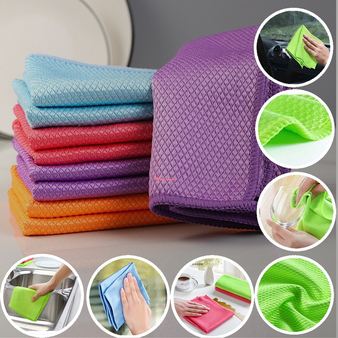 (🎉Mother's Day Pre-Sale 50%OFF) Miracle Cleaning Cloths(3 pcs/pack)-Reusable(BUY 2 Packs GET 1 Pack FREE NOW!)