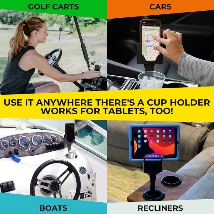 🔥LAST DAY 48% OFF🔥Car Phone Holder – Phone & Cup Holder