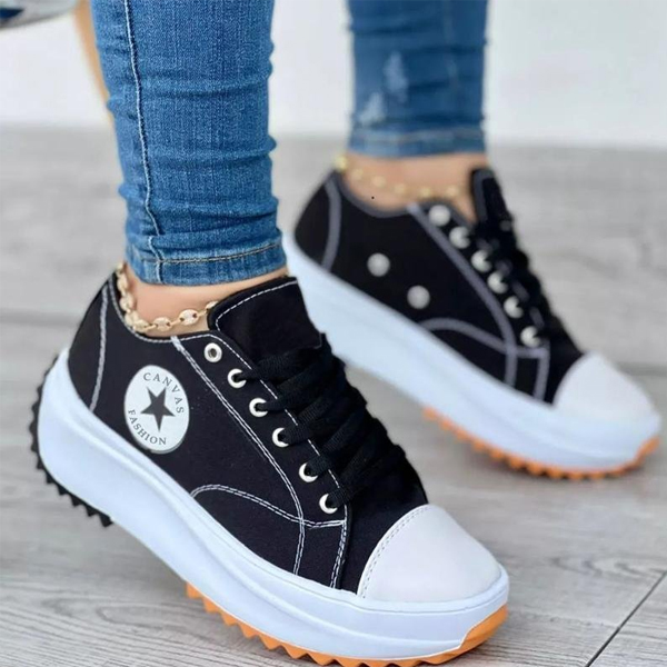 2022 Women‘s Orthopedic Slip on Walking Shoes Fashion Canvas