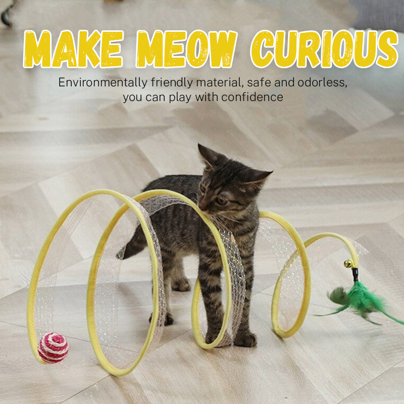 🐾S-Type Cat Tunnel Toy