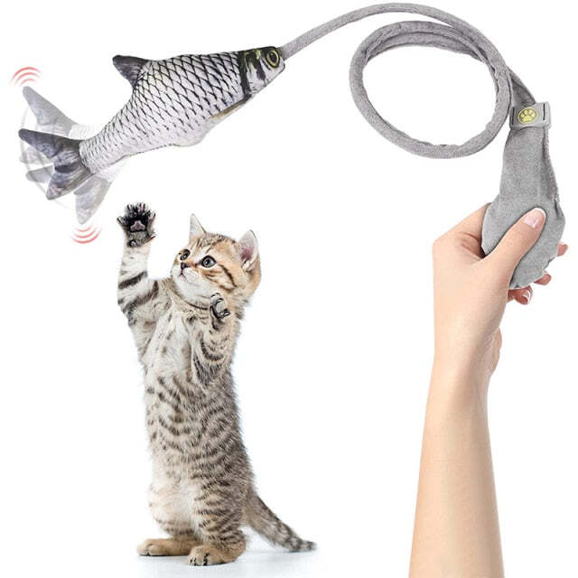 Interactive Floppy Fish Cat Toys