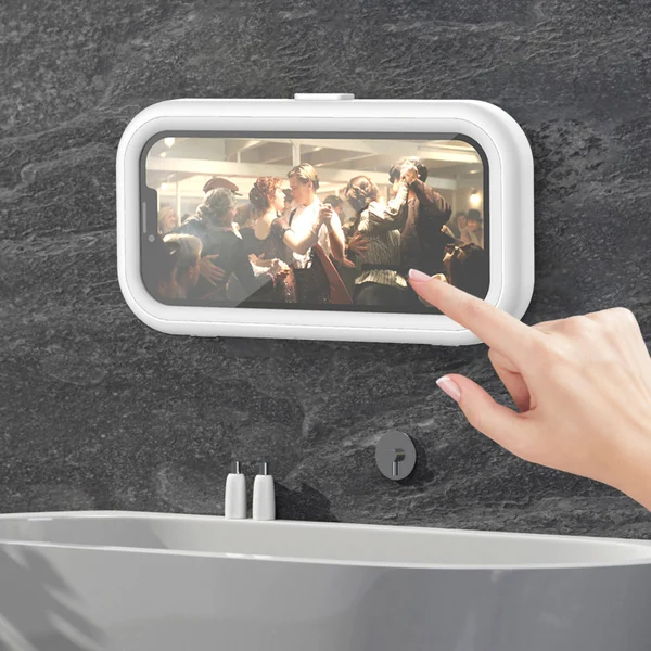 (BUY 2 SAVE 15%🔥) Waterproof Shower Wall Mounted 360° Rotation Angle Adjustable Phone Holder