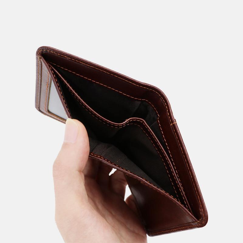 Slim Bifold RFID Blocking Minimalist Wallets for Men