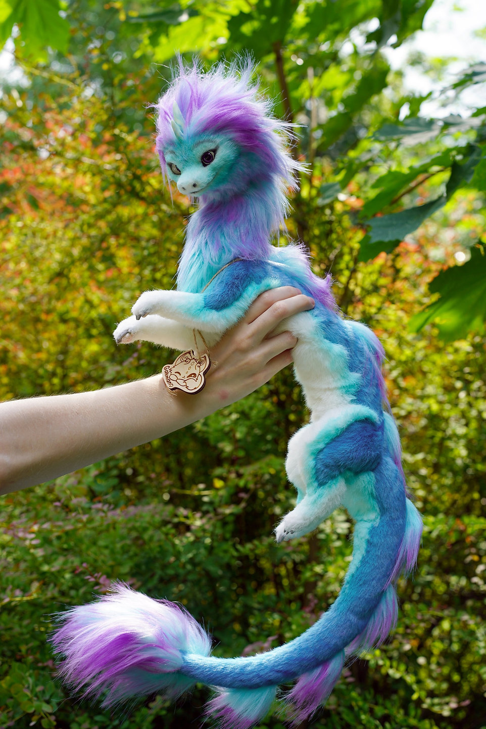 The Last Dragon(Blue Dragon)-Made of ECO-friendly hypoallergenic mater ...