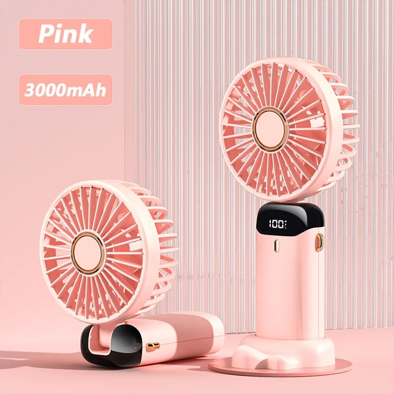Portable electric cold compress cooling fan