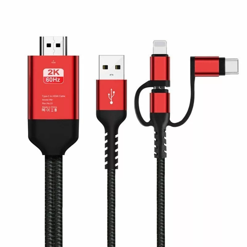 FLASH SALE – 40% OFF – 1080P No Lagging HDMI TV Cable No network required for screen casting