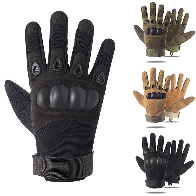 TOTO™ Outdoor Sports Tactical Rubber Knuckle Gloves for Men