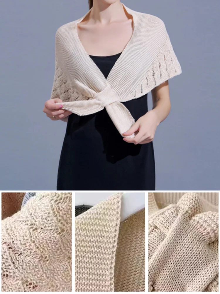 (🔥Early Christmas Sale- SAVE 50% OFF) Women's Scarf Knitted Wool Shawl Fashion Casual -BUY 3 GET 15% OFF & FREE SHIPPING