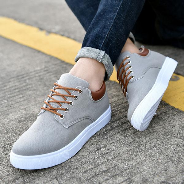 Chicinskates Men's Trendy All-Match Canvas Sneakers