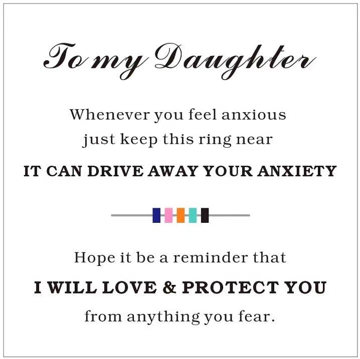 🔥 Last Day Promotion 49% OFF - 💖FOR DAUGHTER💖 - DRIVE AWAY YOUR ANXIETY FIDGET RINGS