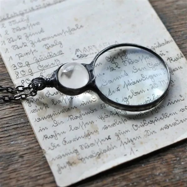 💐Last Day 70% OFF💖Magnifying Glass Pendant Necklace
