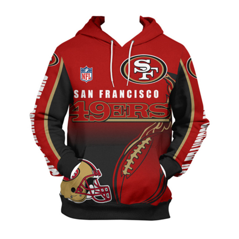 SAN FRANCISCO 49ERS 3D HOODIE SSFF49011
