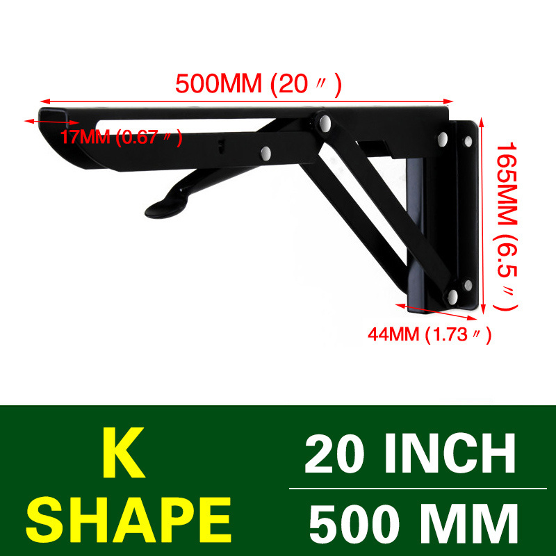 Adjustable Triangle Folding Angle Thicken Bracket