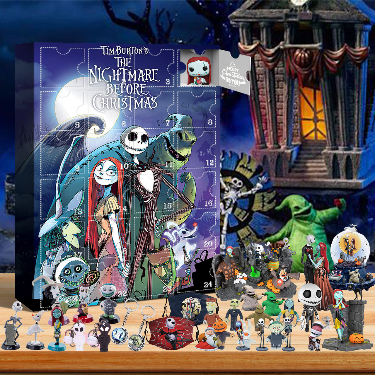 The Nightmare Before Christmas Advent Calendar 🎁24 Gifts Are In It