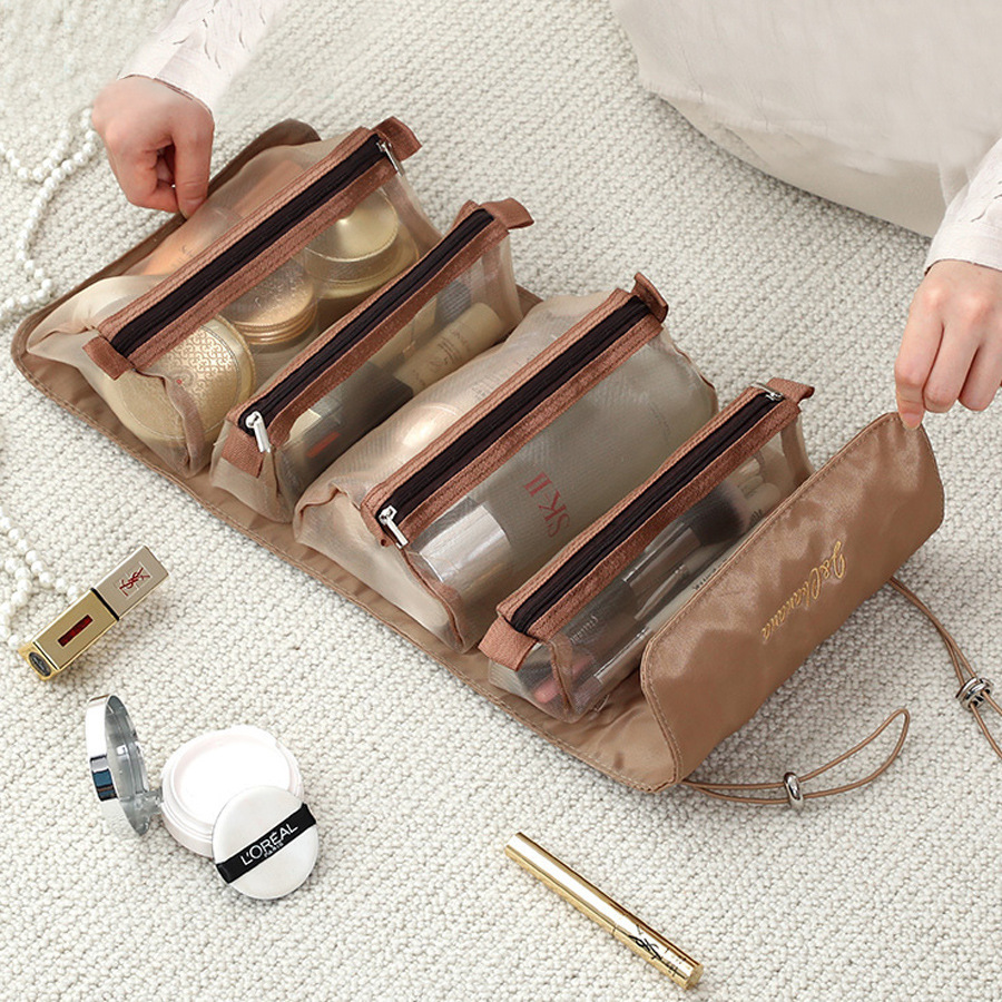 Separable Travel Cosmetic Makeup Bag