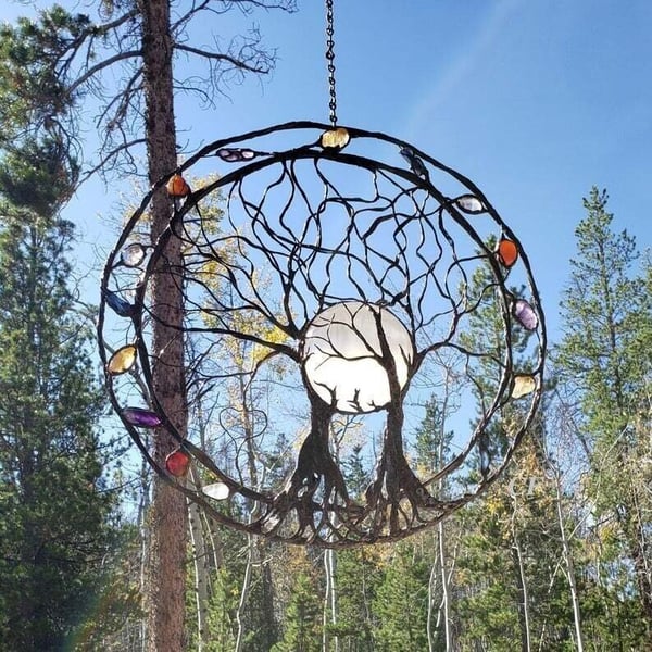Circle Of Life-Metal Tree Wall Art