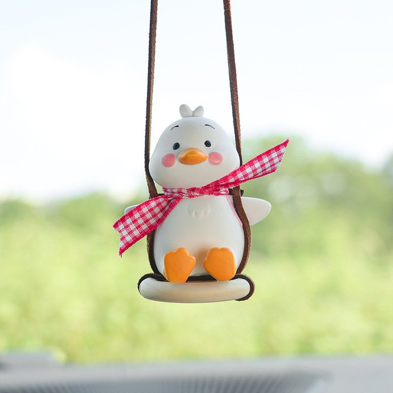 Swinging Duck With Scarf