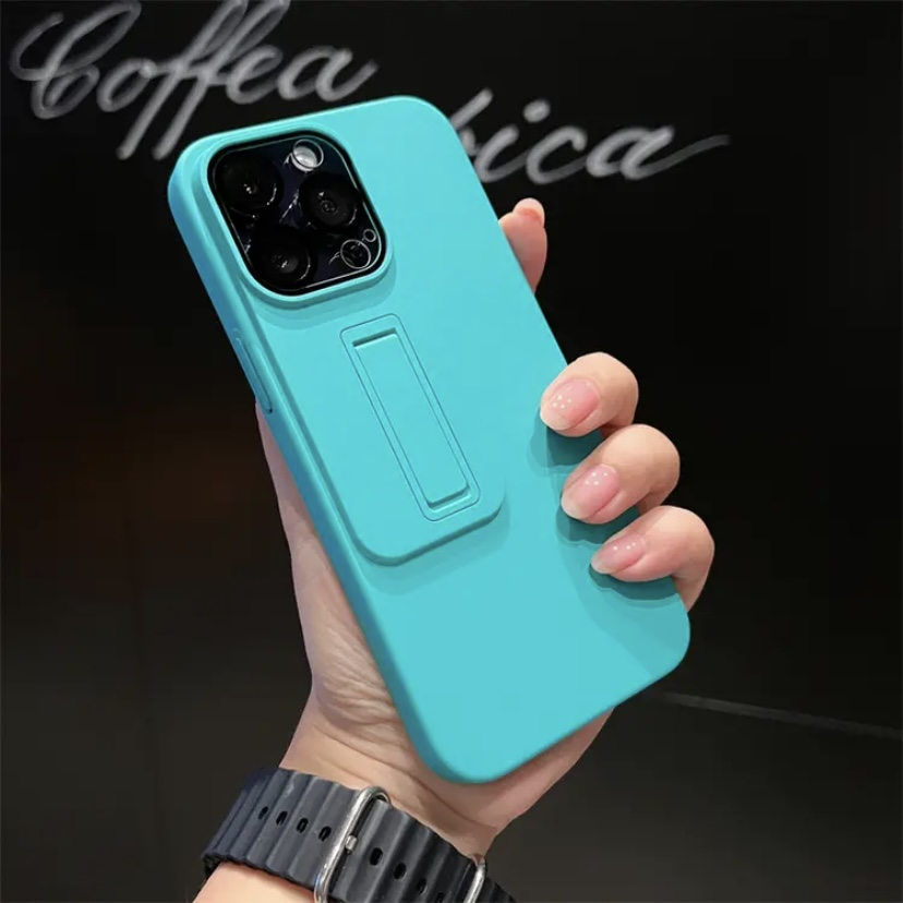 Solid Color Frosted Lens All-Inclusive Holder Case Cover for iPhone
