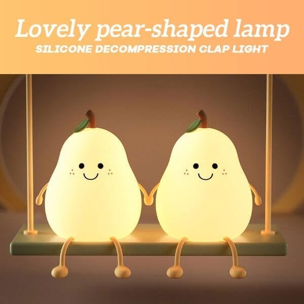 (🔥Summer Hot Sale 48% OFF) Pear-shaped Silicone Decompression Clap Light - BUY 2 FREE SHIPPING