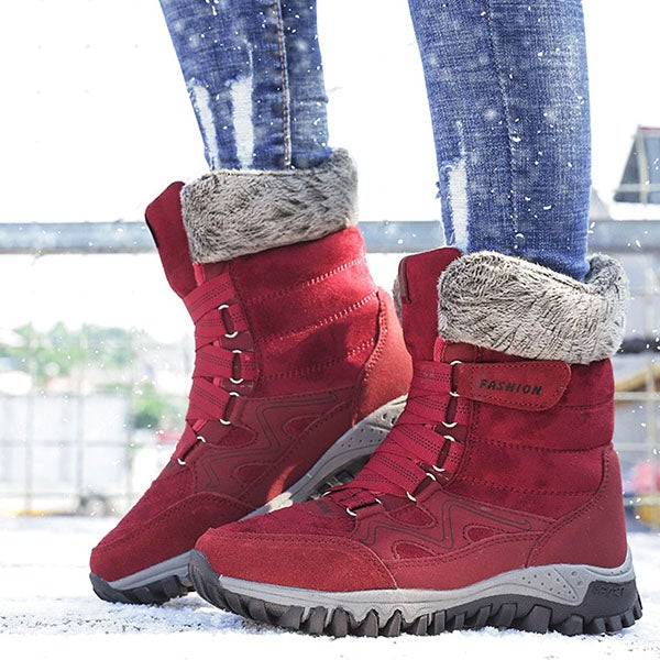 Chicinskates Men's Winter Travel Warm Outdoor Snow Boots
