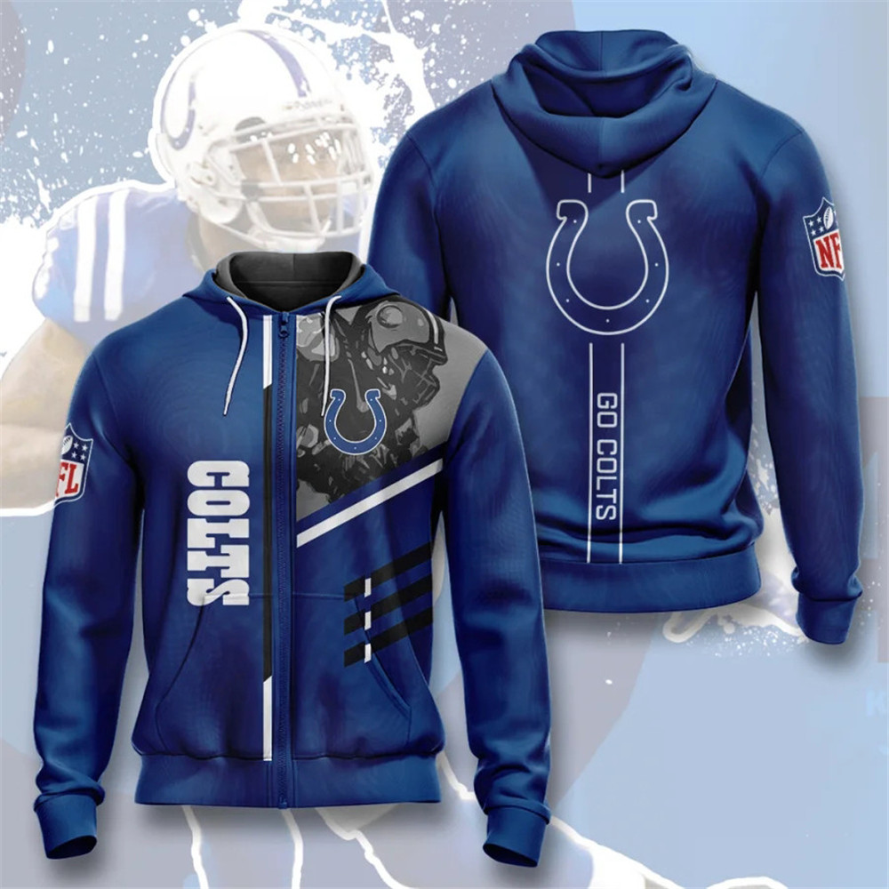 INDIANAPOLIS COLTS 3D HOODIE IICC008