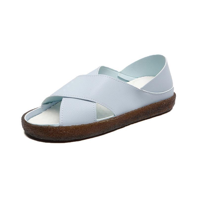 Women's soft bottom shoes in solid color