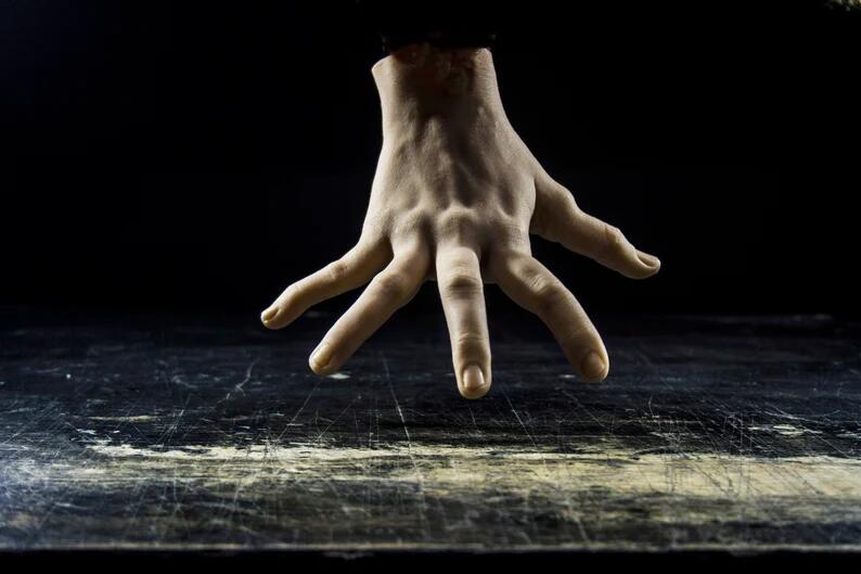 Thing Hand - Poseable Silicone Hand Prop Decoration - Life-sized and very realistic