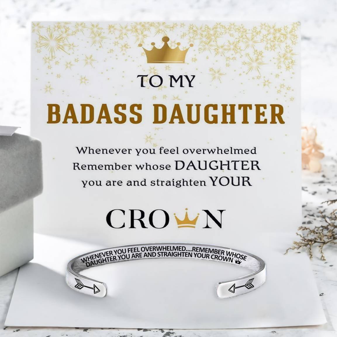 🎁Mother's Day Promotion 45% OFF🎁 For Daughter - Whenever You Feel Overwhelmed...Crown Bracelet