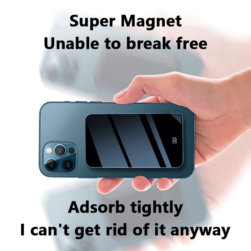 Glass Design MagSafe Wireless Power Bank