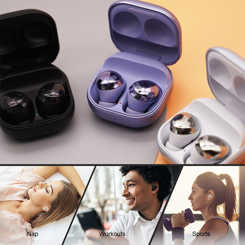 True Wireless Earbuds - Active Noise Cancelling & Waterproof Sports Bluetooth Headset