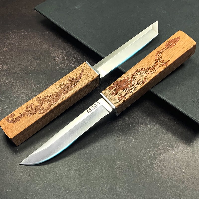 [Last day flash sale💥45% OFF] 2 In 1 Handmade Dragon and Phoenix Double Blades Knife Set--BUY 2  FREE SHIPPING