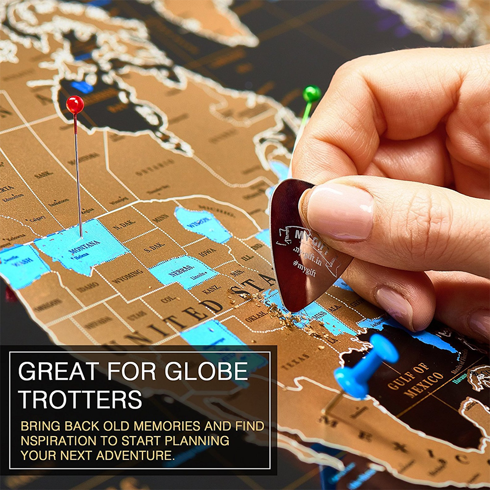 50%OFF⭐️Scratch Off Map Of The World Large Size Upgraded Version