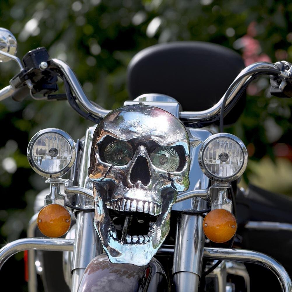 Universal LED Motorcycle Skull lamp