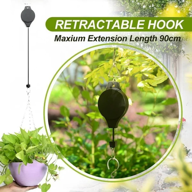 50% OFF🌳Plant Pulley Set -ENOUGH TO HOLD A 33LB(15kg)