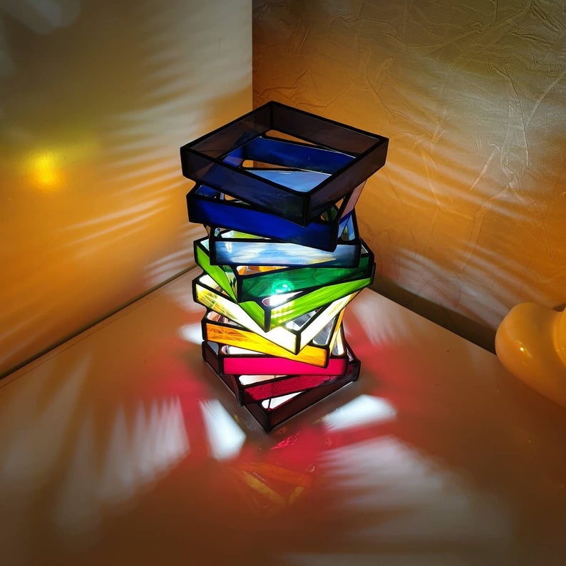 Stained glass night light