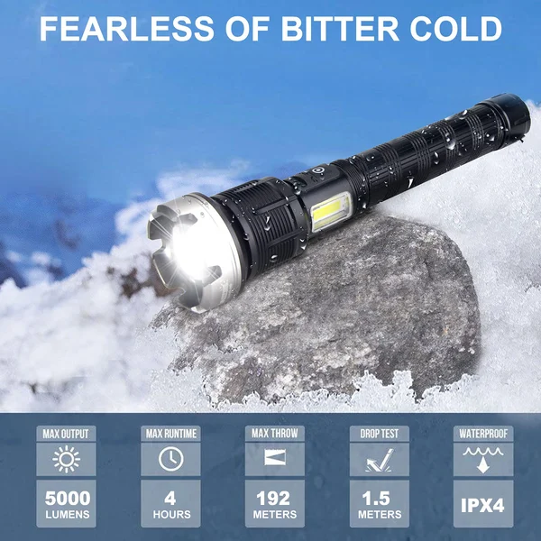 🎁Last Day Promotion- SAVE 70%🏠LED Rechargeable Tactical Laser Flashlight-Buy 3 Free Shipping