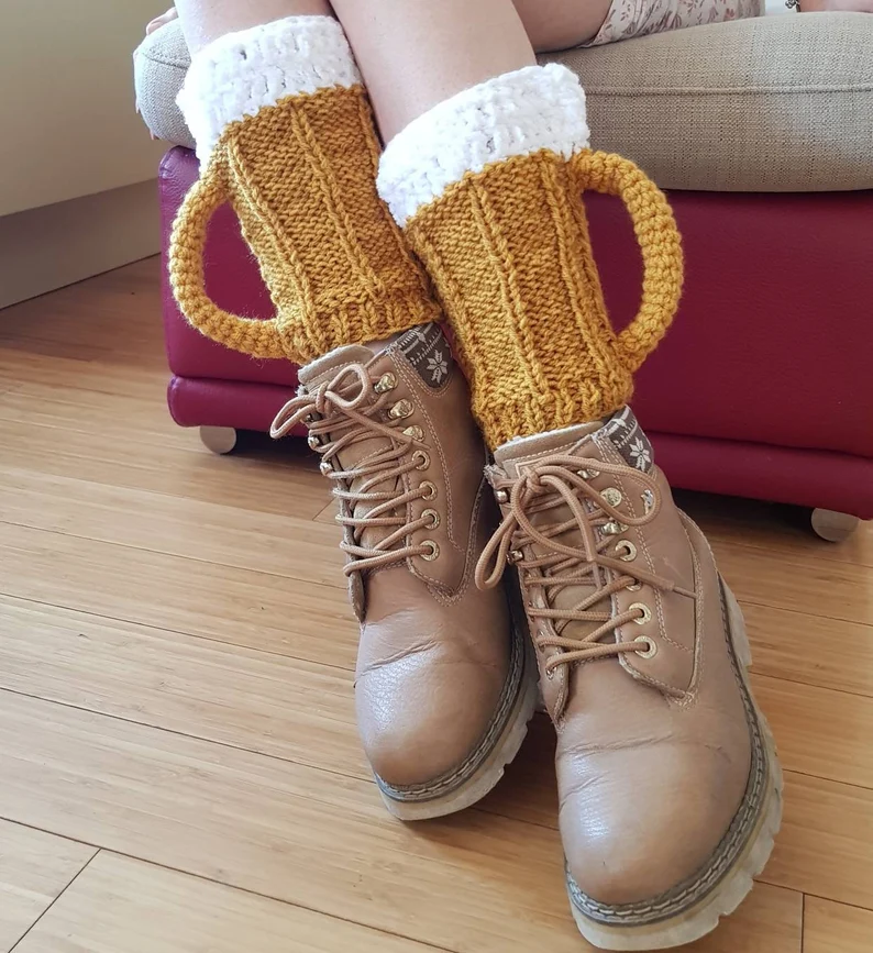 Cute Knitted Socks Unisex Novelty Winter Warm