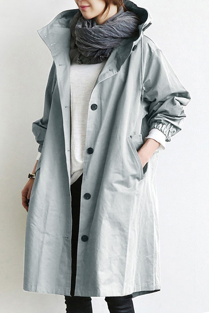 🔥 Last Day 70%OFF🔥 Hooded Trench Coat