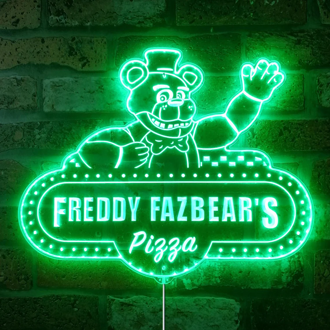 Freddy Fazbear's Pizza Edge-Lit Light Sign