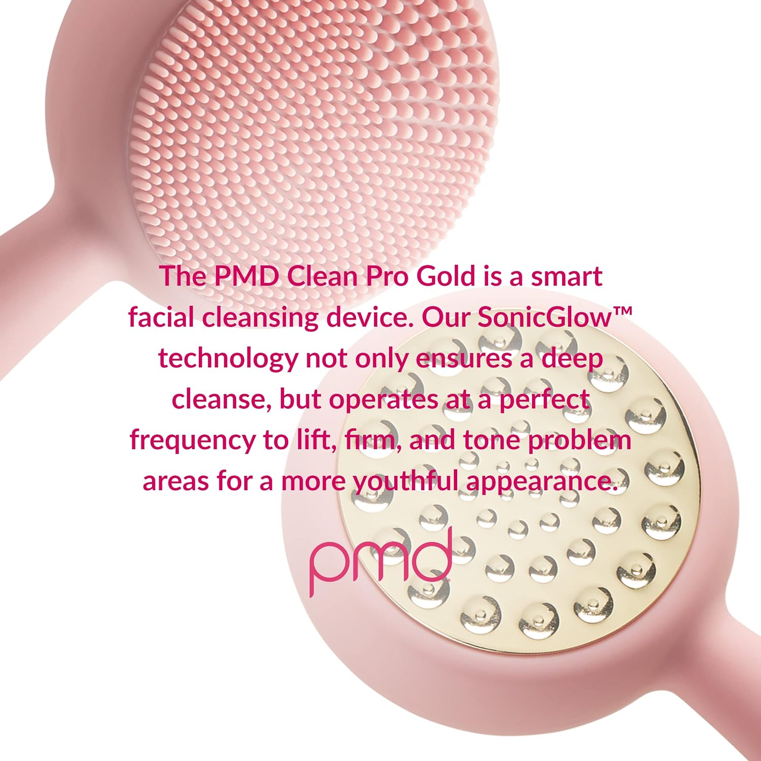 PMD Beauty Clean Pro Gold Smart Facial Cleansing Device