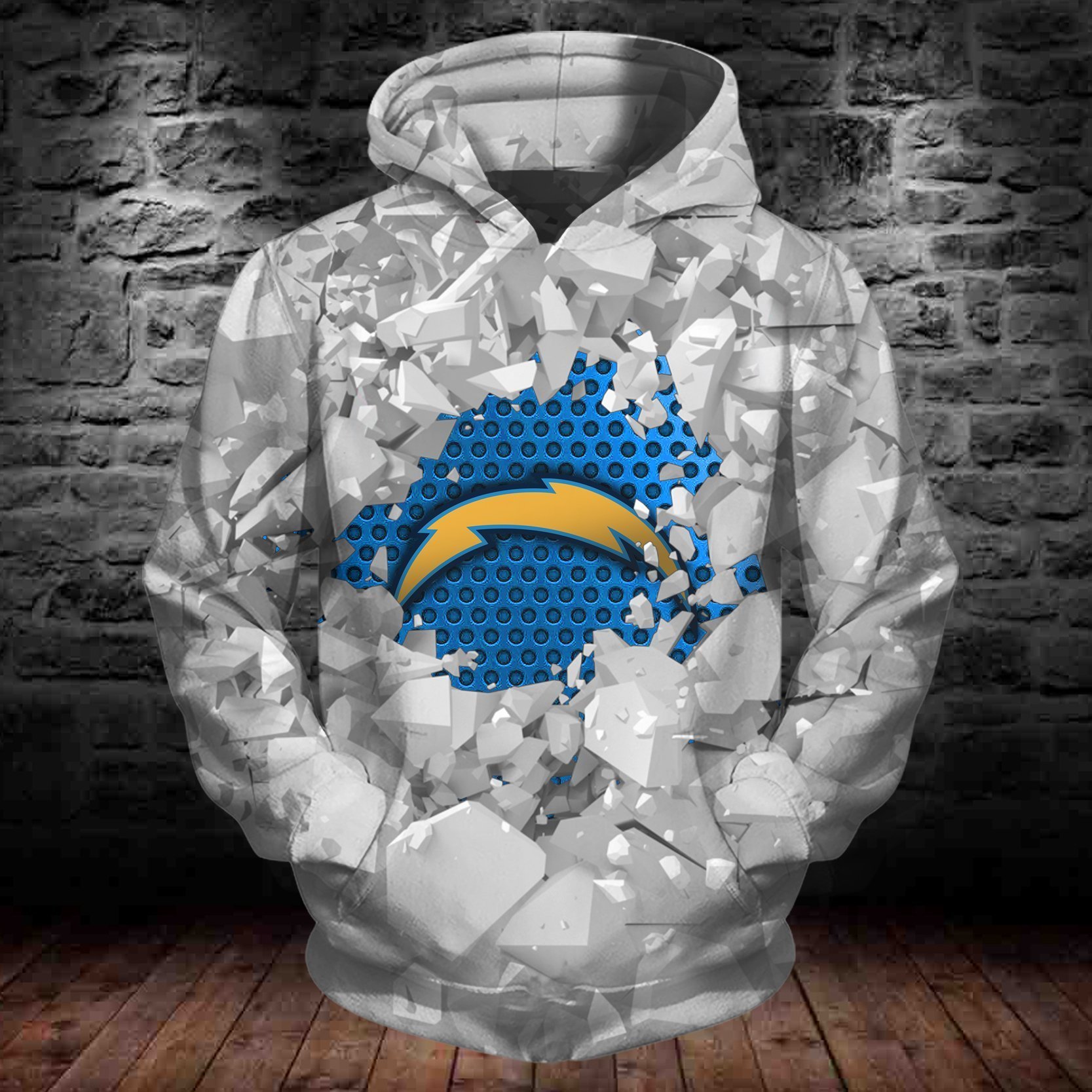 CHARGERS HOODIE 3D ICE16
