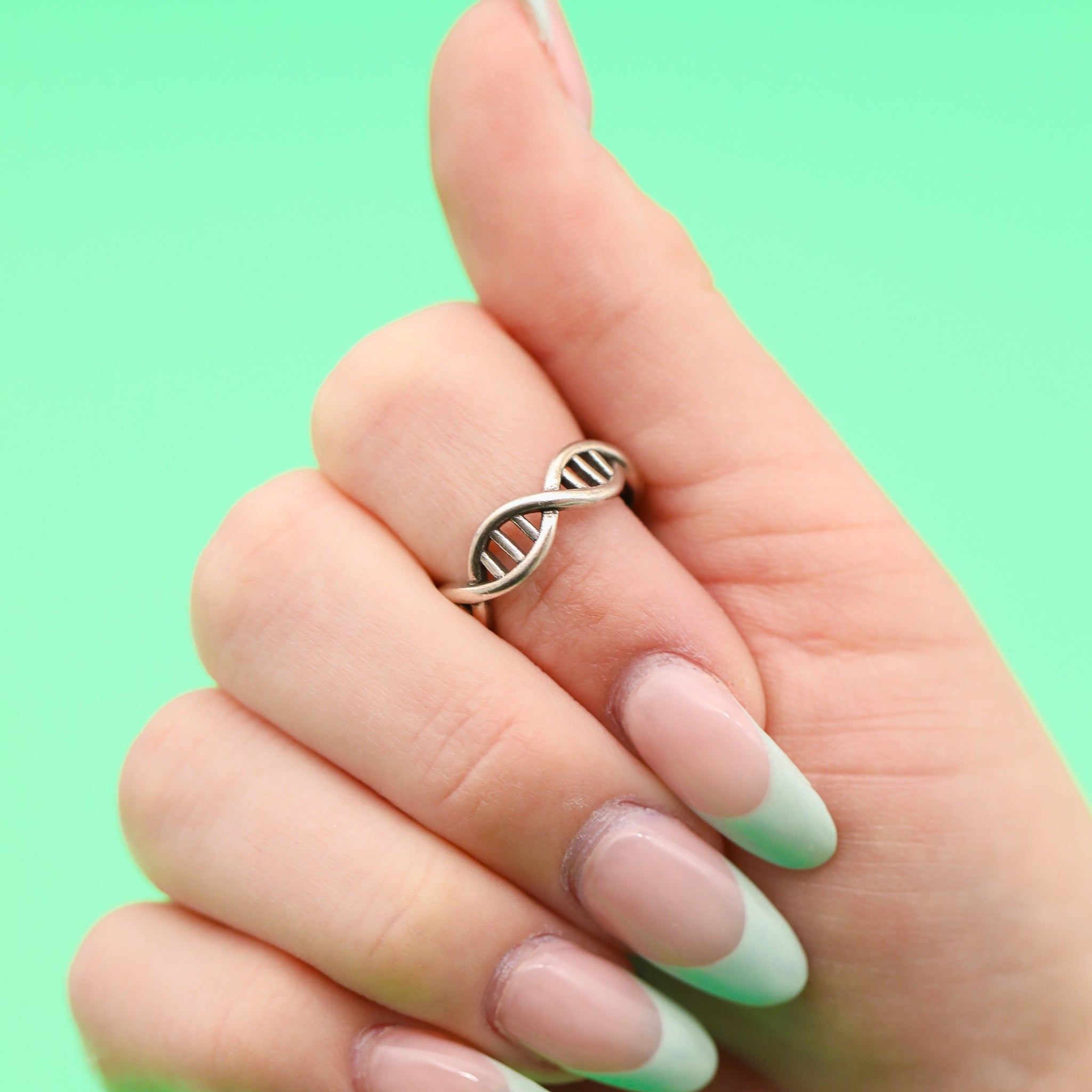 Vintage DNA Double Helix Ring