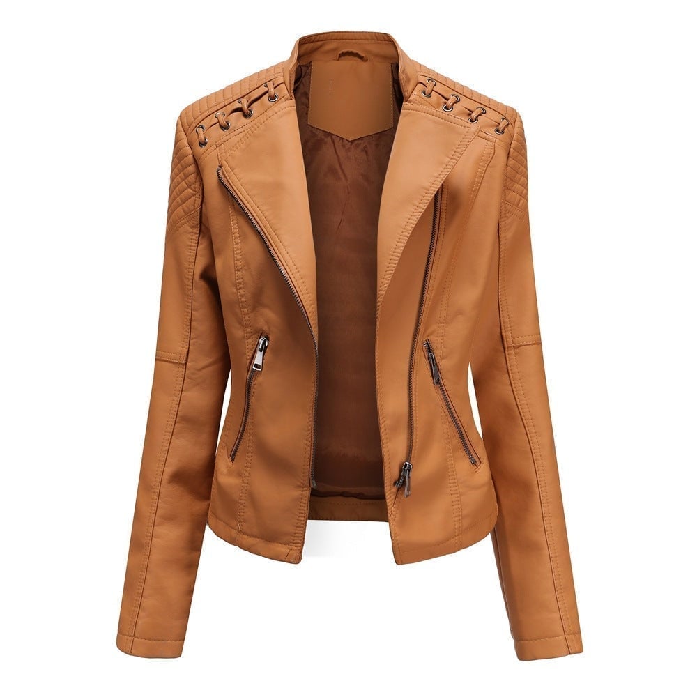 (🔥Last Day Promotion 75% OFF) - Washed Leather Jacket